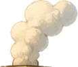 El humo de la chimenea